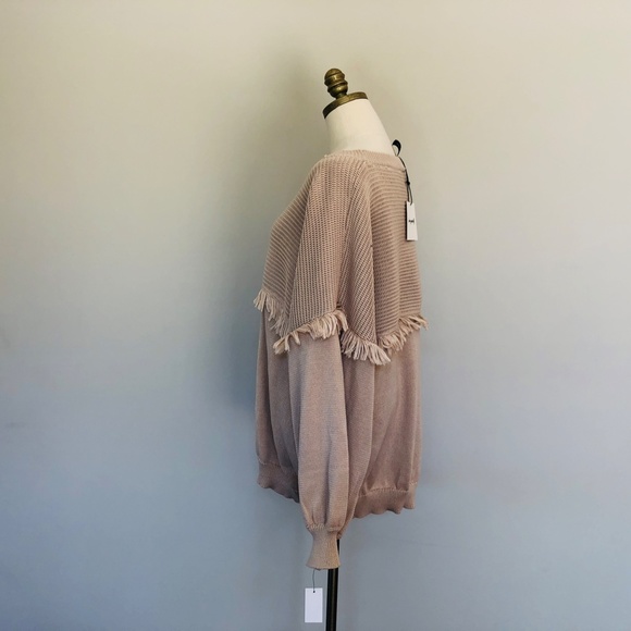 Plus Size 2X Pullover Sweater Beige GRACE AND KARMA Long Sleeves NWOT - Picture 4 of 7